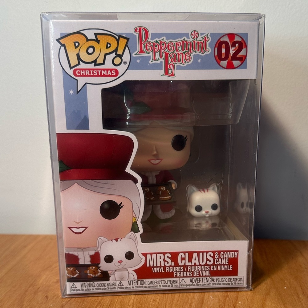 Funko Pop! Peppermint Lane Mrs. Claus & Candy Cane the Cat